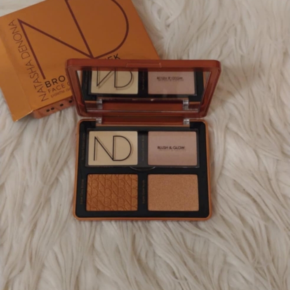 💖FIRM! NWT NATASHA DENONA BRONZE CHEEK FACE GLOW PALATTE - Picture 9 of 16